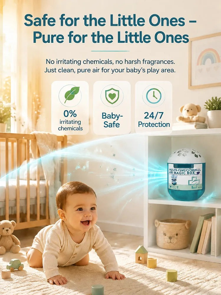 Breathe Cleaner Air in Seconds — Swiss TriSorb™ Air Purifier with 1-Second Deep Clean & 99.99% Purification