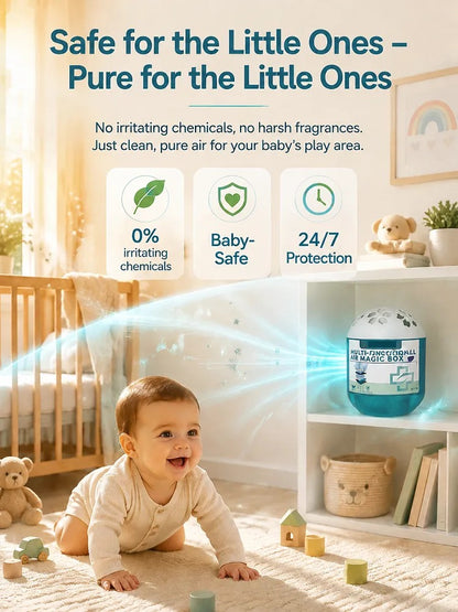 Breathe Cleaner Air in Seconds — Swiss TriSorb™ Air Purifier with 1-Second Deep Clean & 99.99% Purification