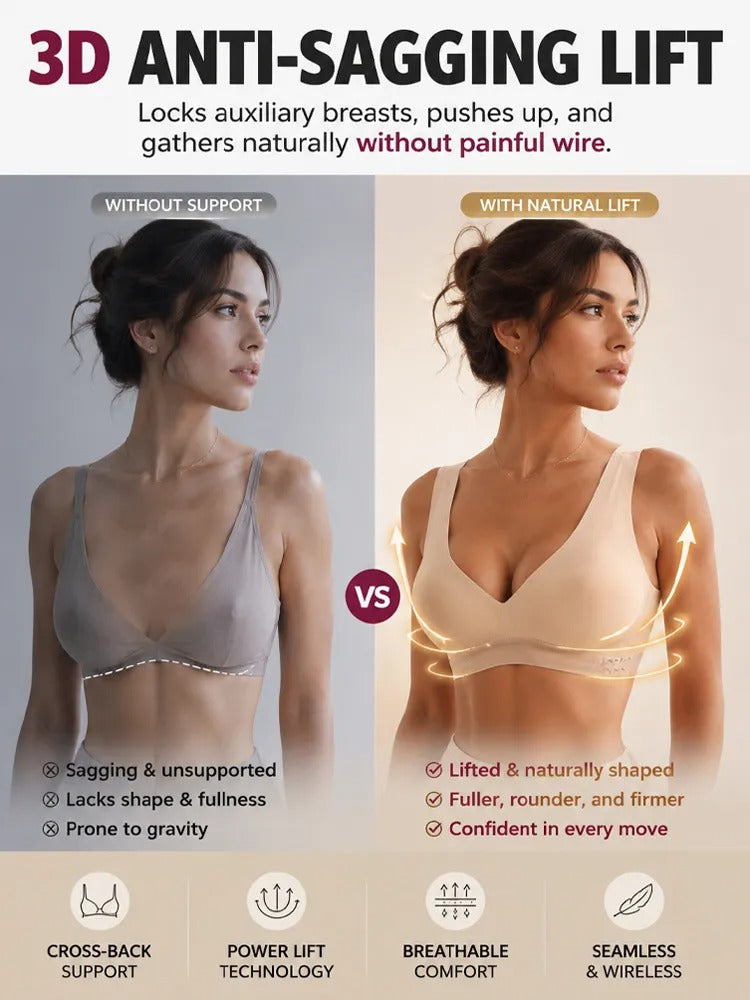Posture-Correcting Seamless Bra | Lift & Smooth in 3 Seconds