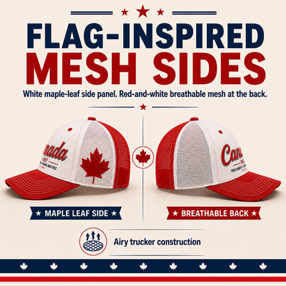 Canada Day Sale - Canada 1867 “True North” Patriotic Trucker Cap