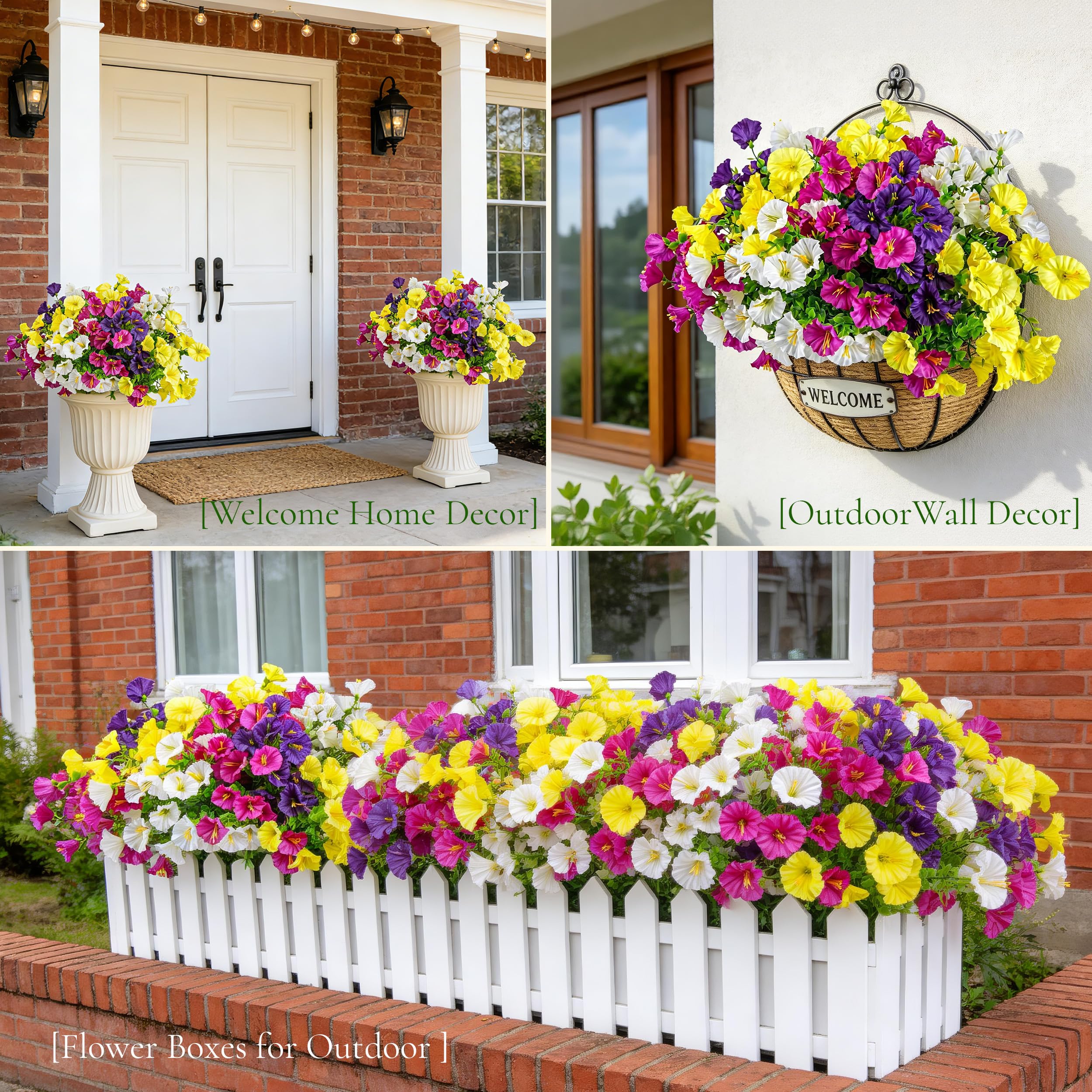 🔥Summer On Sale Only Today  Buy 2 Get 2 Free🔥UV Resistant Artificial Tricolor Morning Glory