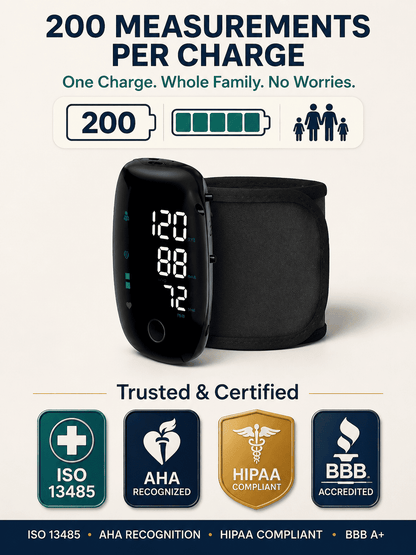 99.9% Accurate Wrist Monitoring — FDA Cleared, Voice Guided & Built for Everyday Use