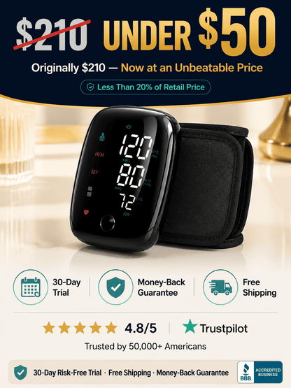 99.9% Accurate Wrist Monitoring — FDA Cleared, Voice Guided & Built for Everyday Use