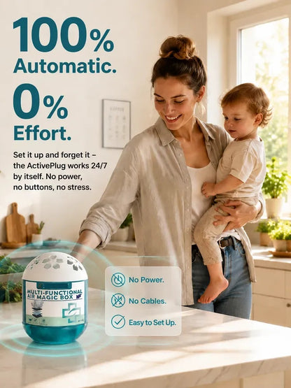 Breathe Cleaner Air in Seconds — Swiss TriSorb™ Air Purifier with 1-Second Deep Clean & 99.99% Purification