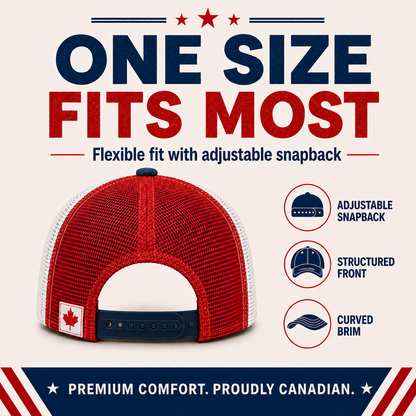 Canada Day Sale - Canada 1867 “True North” Patriotic Trucker Cap