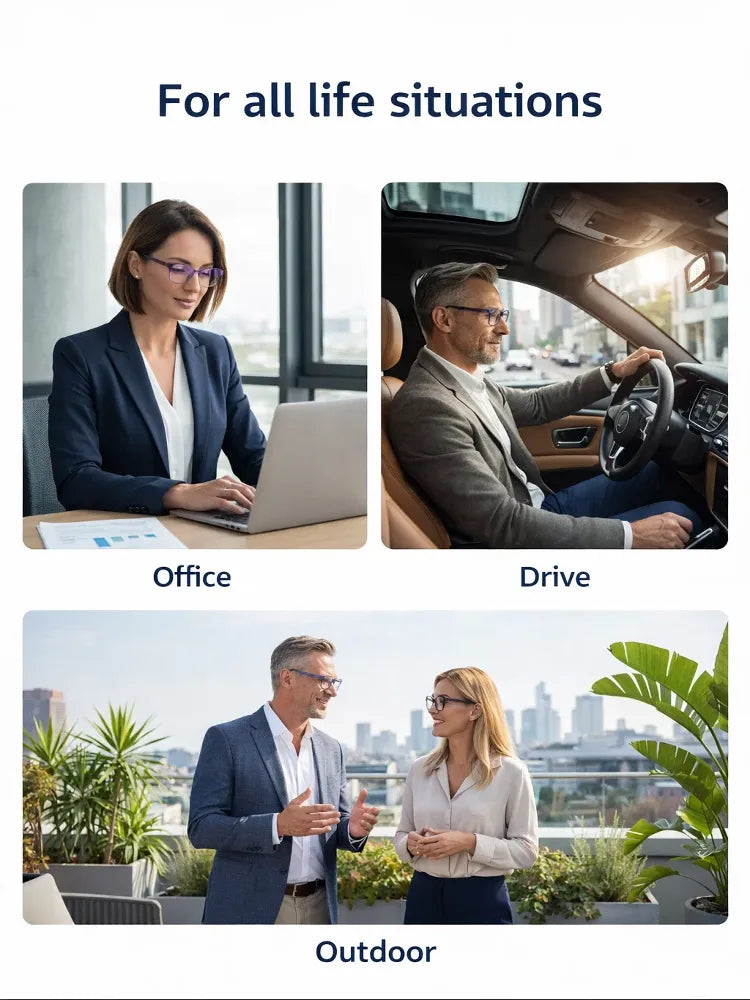 👓 Your Reading Glasses, Driving Glasses & Sunglasses Just Became One Pair