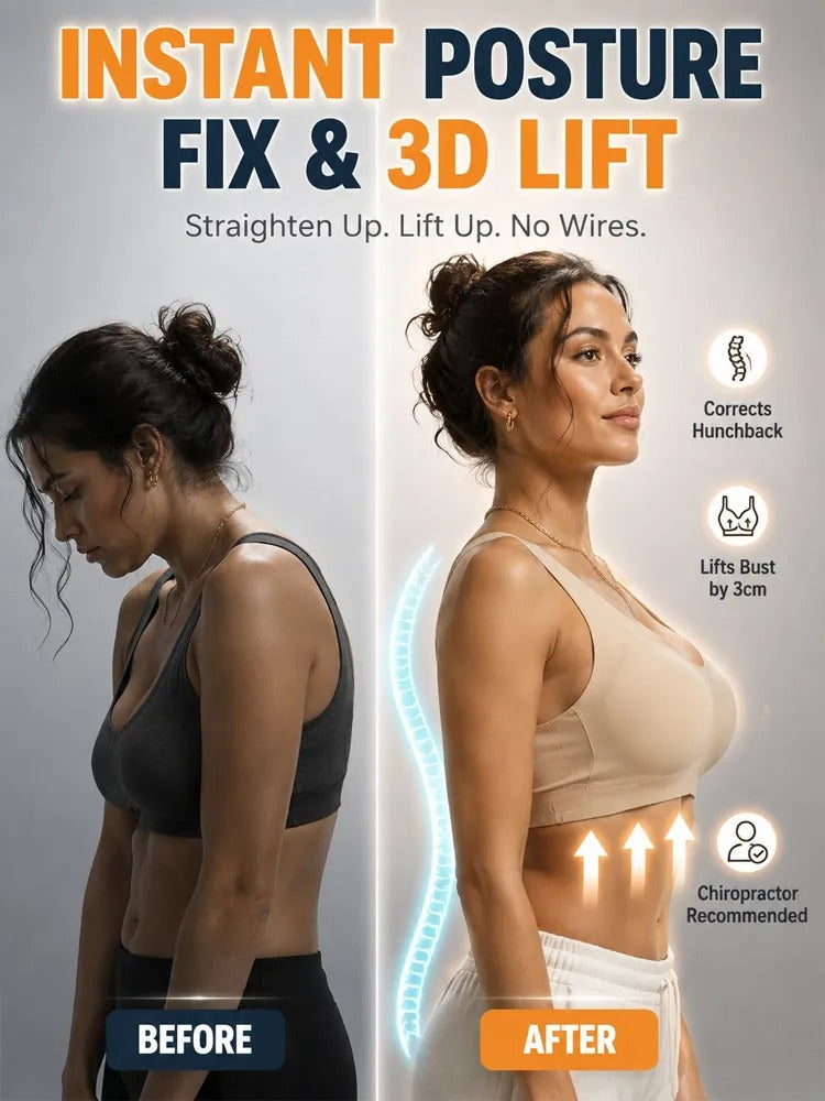 Posture-Correcting Seamless Bra | Lift & Smooth in 3 Seconds