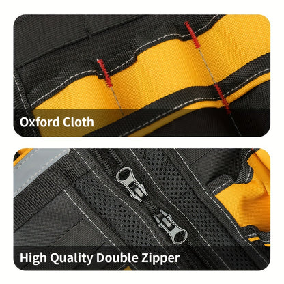 Heavy-Duty Reflective Tool Vest That Keeps Tools Ready and Workers Visible