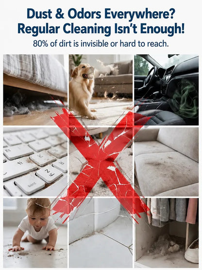 Breathe Cleaner Air in Seconds — Swiss TriSorb™ Air Purifier with 1-Second Deep Clean & 99.99% Purification