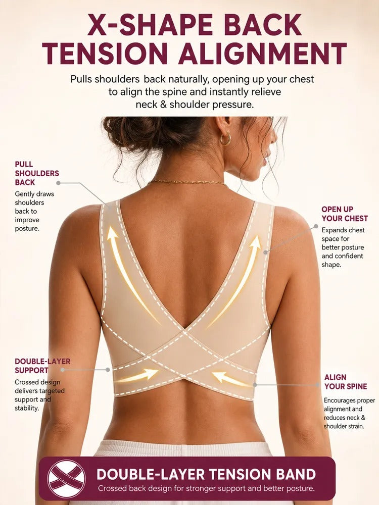 Posture-Correcting Seamless Bra | Lift & Smooth in 3 Seconds